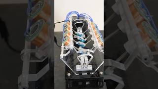 How does an electric V8 engine work?