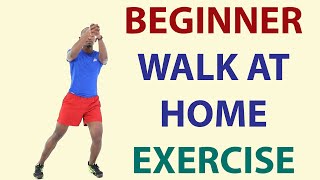 Beginner Walk at Home Exercise 20 Minutes/ Low Impact Cardio 🔥 180 Calories 🔥
