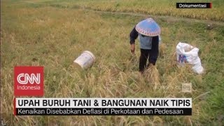 Upah Buruh Tani \u0026 Bangunan Naik Tipis