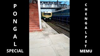 (Pongal Special) Chengalpattu MEMU @ Egmore Junction