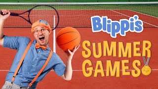 Blippi's Sports Summer Games Movie | Kids Movies | Educational Videos For Kids