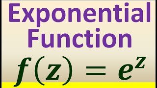 The Complex Exponential Function (Part 1 of 4)