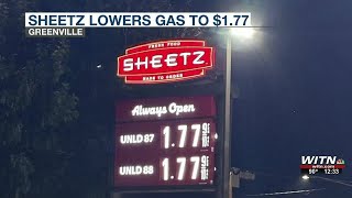 Sheetz gas station dropping gasoline prices to $1.776 for holiday