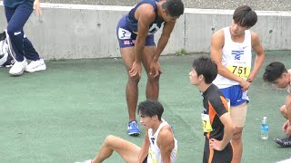 無念の向い風  決勝  男子100m  関東学生新人陸上2024