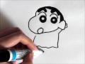 人気キャラクター 　しんちゃんの描き方　クレヨンしんちゃん　how to draw　crayon shinchan 그림