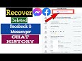 Cara Memulihkan Riwayat Obrolan Messenger yang Dihapus | Pulihkan Riwayat Obrolan