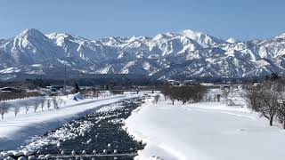 妙高連峰の雪景色