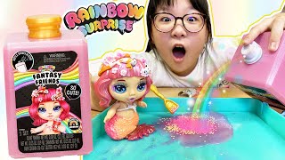 【開箱】Poopsie 史萊姆 七彩驚喜夢幻娃娃 美人魚/Poopsie Rainbow Surprise Fantasy Friends[NyoNyoTV妞妞TV]