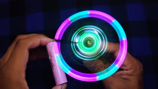 Dc motor with RGb Led light  💡