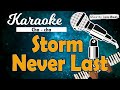 Karaoke STORM NEVER LAST - Music By Lanno Mbauth