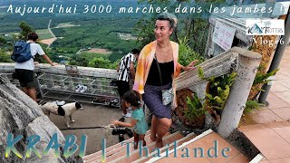 KRABI |  Plus de 3000 marches dans les jambes | Monkey trail - Tiger cave Temple  | THAÏLANDE