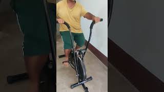EXERCISE MACHINE Air Bike Exercise Fitness Gym Cycle Installation @DhanbadGuruji #subscribe