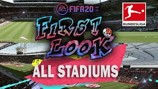 FIFA20 ● FIRST LOOK 🔥🔥🔥 ALL NEW BUNDESLIGA STADIUMS