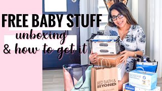 FREE BABY STUFF 2023 (Unboxing & How to get it all) | The Mom Life