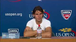 2009 US Open Press Conferences: Rafael Nadal (Semifinals)
