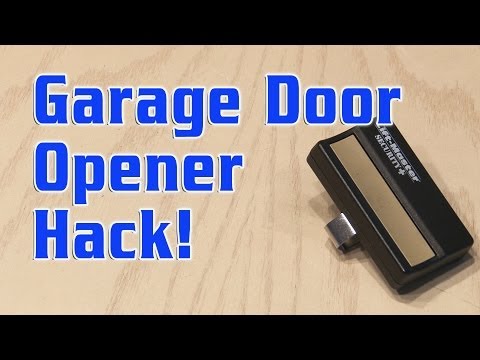 Garage Door Opener Hack! Garage Door Opener Hack!