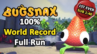 NEW WORLD RECORD Bugsnax 100% Speedrun (1:38:49 Loadless)