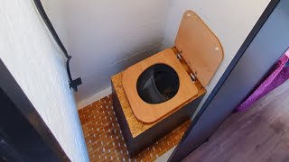 Building a composting toilet with a @TROBOLO DIY - set 🚽🧻 #vanlife