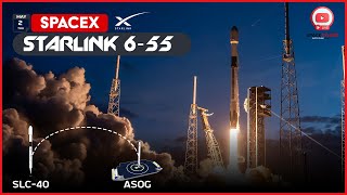 LIVE: SpaceX Launches Starlink 6-55 Mission From Florida | Chill Stream No Commentary