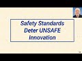 l143 090 truth or myth safety standards don t exist and or would stifle innovation