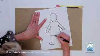Teaching Kids How to Draw: How to Draw a Simple Girl Body
