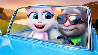 Talking Tom ⭐  O carro novo do Tom ⭐ Talking Tom shorts  ⭐ Desenhos Animados Engraçados