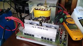 4000w 48v EGS002 diy inverter test IRFB4110 MOSFET perfomance 4kw load