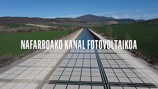 Nafarroako kanal fotovoltaikoa, Nafarroako ubidearen azalera eguzki-plakekin estaltzeko proiektua