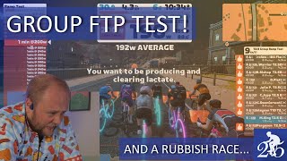 Zwift Group FTP Ramp Test! | My Zwift journey from D to C Category