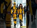 yellow deadpool couple transformation marvel shorts short