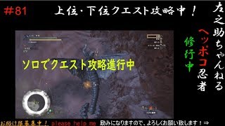 MHW #81 上位★7黒角竜は砂地がお好き【ソロクリア動画】