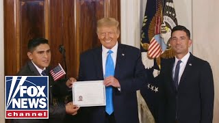 Trump participates in naturalization ceremony at the RNC