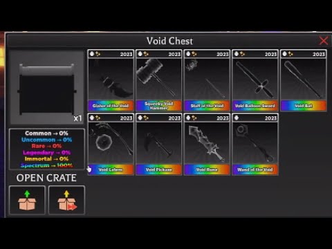 survive the killer void chest  crate opening