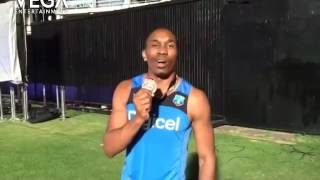 DJ Bravo celebrates West Indies Cricket Team victory