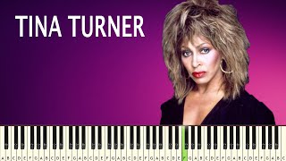 Tina Turner - What's Love Got To Do With It - PIANO TUTORIAL