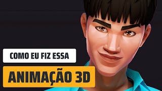 Como eu fiz a animação 3D do Mireuk, versão Squid Game