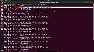 Error : Variable sized object may not be initialized | C Programming Tutorial