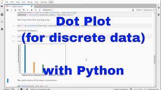 Python - Dot plot (for discrete data)