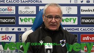Conferenza stampa Ranieri pre Roma-Sampdoria