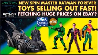 NEW SPIN MASTER BATMAN FOREVER TOYS SELLING OUT FAST - Fetching Huge Prices On Ebay?