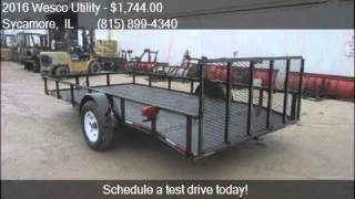 2016 Wesco Utility  for sale in Sycamore, IL 60178 at Rondo