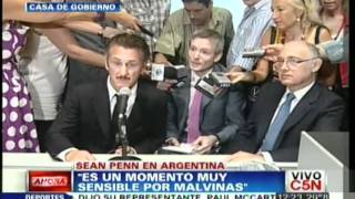 C5N - POLITICA: SEAN PENN EN ARGENTINA