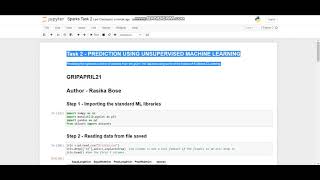 Prediction using Unsupervised ML on Iris Dataset (Python)