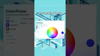 Select colors for your next project with the color wheel