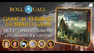 Roll Call: Playing GAME OF THRONES