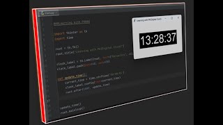 Build a Digital Clock In Python | Python Project for Beginners