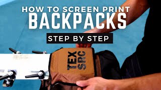 How to Screen Print on Backpacks: Tricks and Techniques