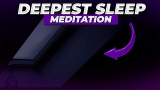 Guided Meditation Deep Sleep for Insomnia, Worries and Anxiety with RAIN sounds
