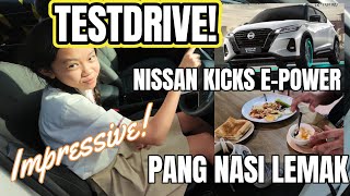 Test Driving the Nissan Kicks E-Power 🚗 + Morning Delights at Pang Hainan Coffee \u0026 Nasi Lemak ☕🍳