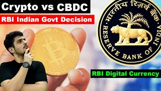 🔴 Most Imp RBI Digital Currency vs. Cryptocurrency | Indian Govt Counter Bitcoin | Crypto News Today